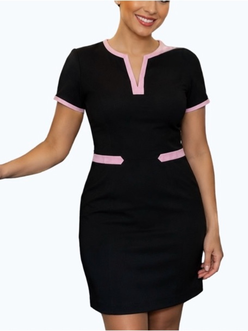 Spirit Airlines Black/Pink  Flight Attendant Uniform RARE Size 6 Special Edition